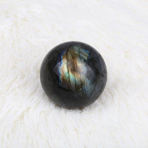 

decorative objects & figurines natural labradorite rose amethyst sphere crystal ball 6cm quartz point healing stone handmade home decor gems