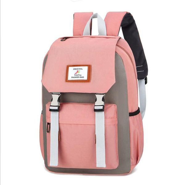 

backpack 2021 fashion men women canvas backpacks school bags for teenagers boys girls large capacity patchwork softback