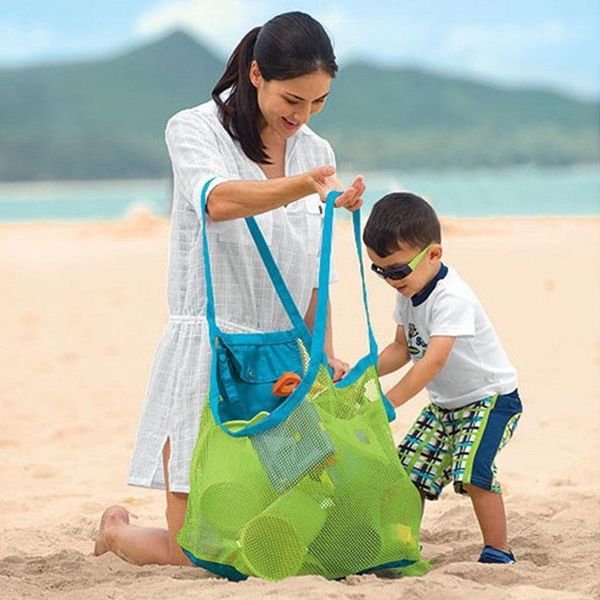 

storage bags children's beach bag portable toys clothes towel net baby debris ladies cosmetic