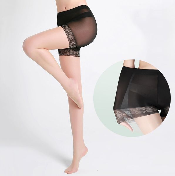 

wolf proof large women's summer thin light stockings anti hook silk veet temptation pantyhose, Black;white