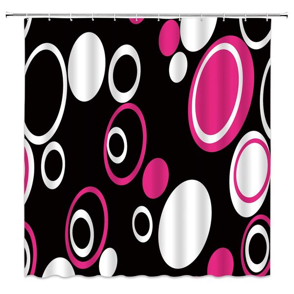

polka dot shower curtain black white spot doodle polka dot classic creative geometric pattern fabric bathroom decor curtain with