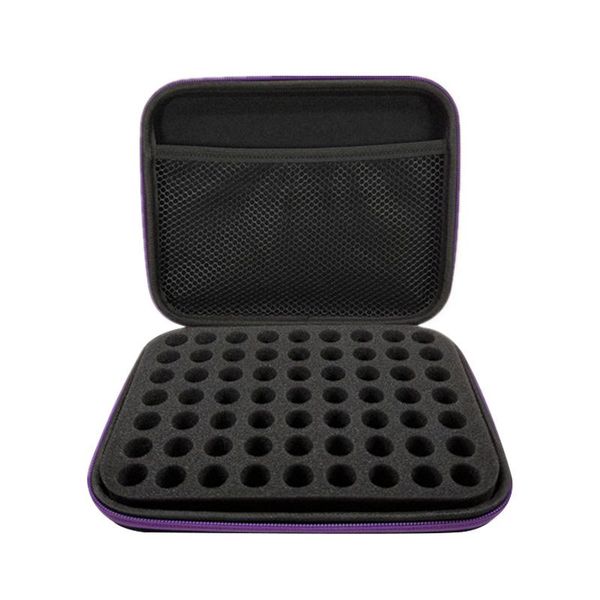 

storage bags 63 grid eva essential oils carrying case with foam insert and handle hvr88