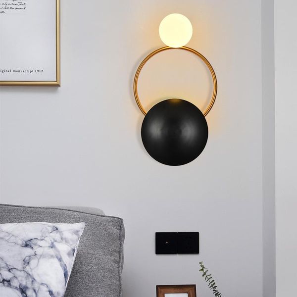 

wall lamp vintage bedroom light iron dining room living bedside lampara pared lights for home