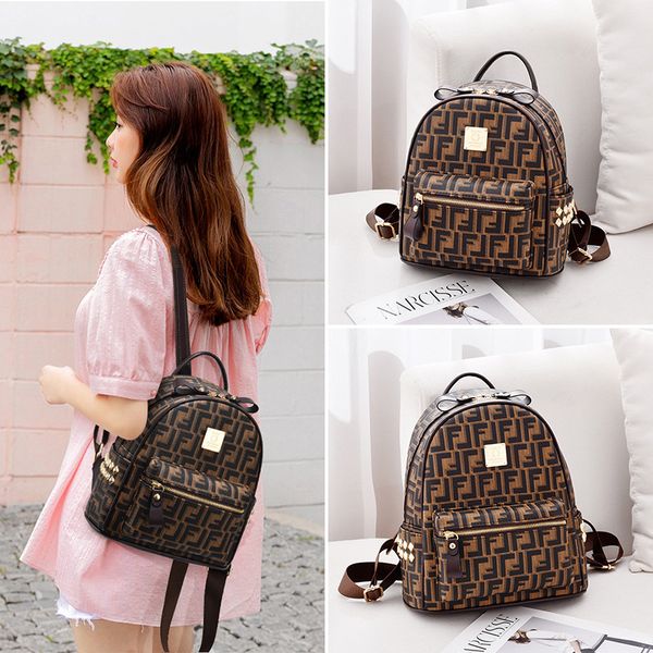 

2021 spring new street bag fashion trend women's large capacity backpack