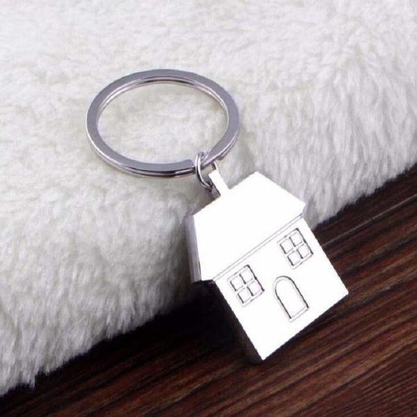 

keychains 2 pcs keychain car key ring personalized metal creative pendant, Silver