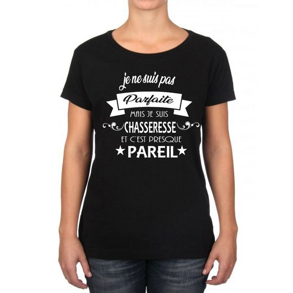 

womens t-shirt huntress, White;black