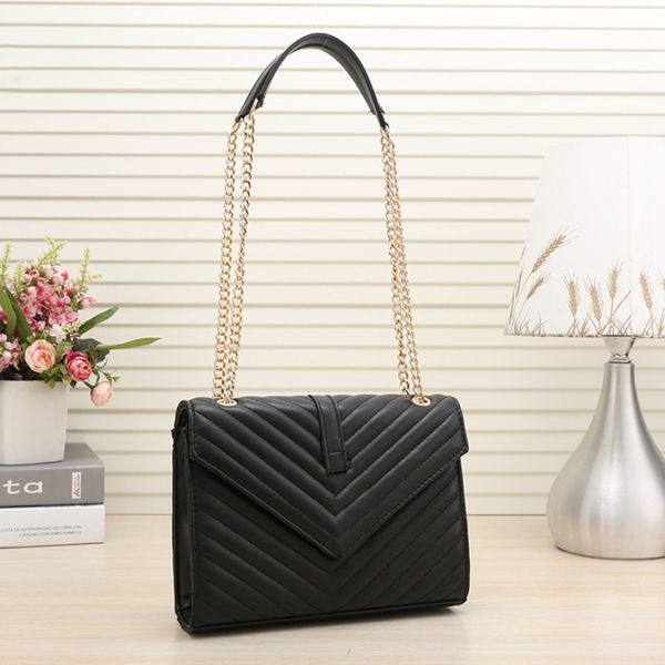 

fashion high qulity classic women handbags bags ladies composite tote pu leather chains envelope cover clutch shoulder female messenger bag