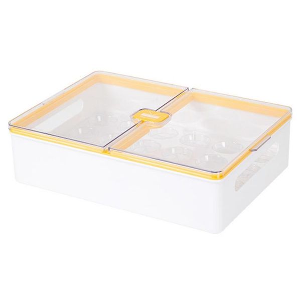 

storage bottles & jars 24 grid tray box organizer kitchen accessories refrigerator crisper fridge container abs egg holder