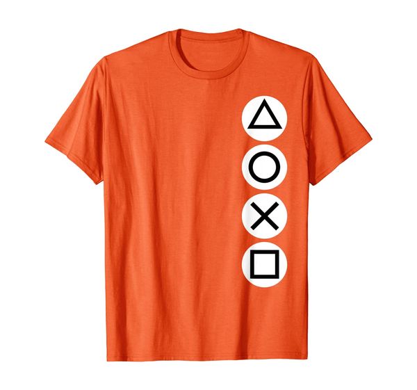 

playstation vertical buttons side print, White;black