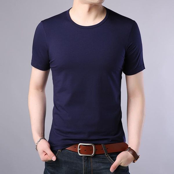 

men's short-sleeved t-shirt trend clothes summer 85 half-sleeve t-shirts, White;black