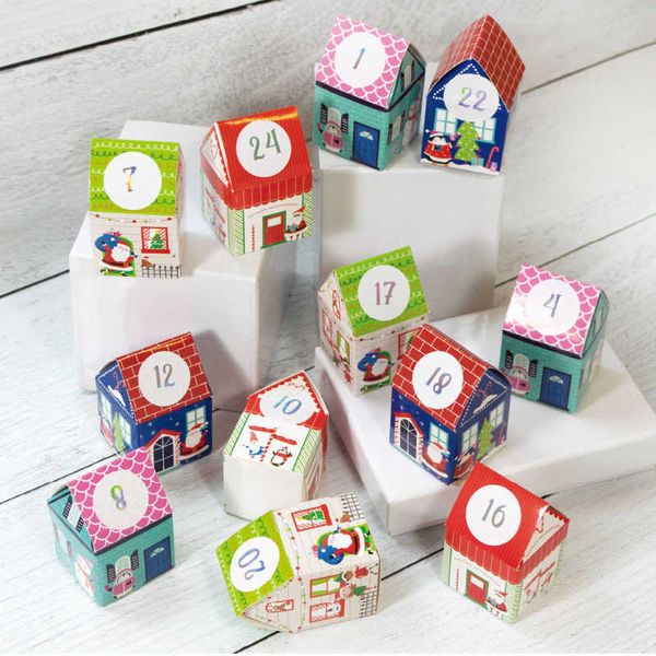 

packing candy apple portable calendar christmas gift box paper bag