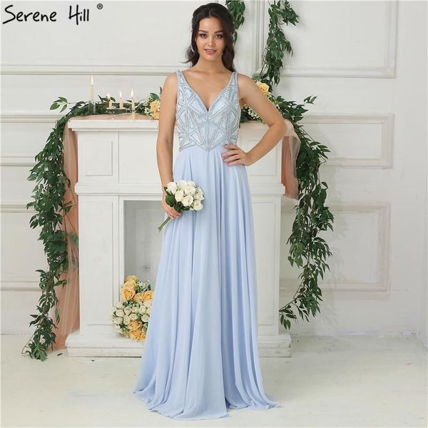 

party dresses 2021 backless v-neck prom crystal formal dress chiffon gown vestido de festa longo bla6697, White;black