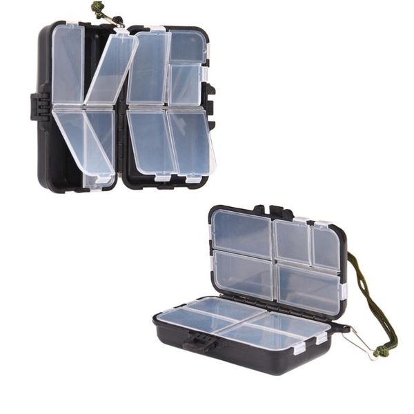 

2pcs practical fishing tackle box portable lure hook baits storage bait organizer case for outdoor outside accessories