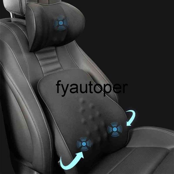 

electric smart car headrest cushion car seat massage kit headrest pillows for auto neck rest cushion travel pillow accessorie