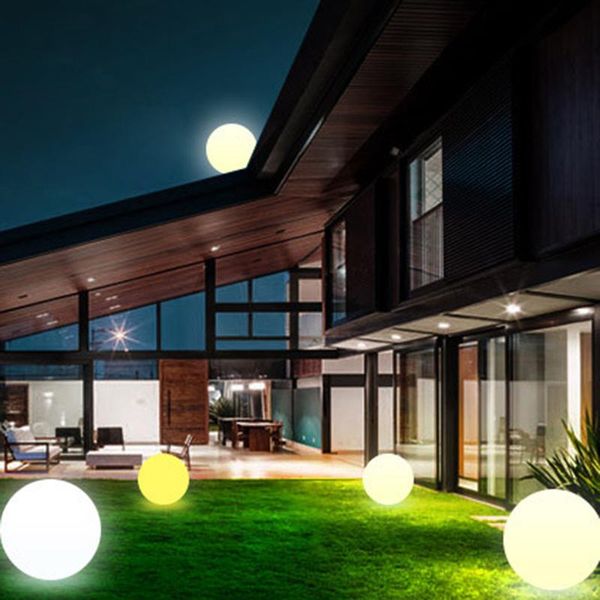 

recharge christmas decoration led garden ball lights lawn lamp swimming pool outdoor street lamps
