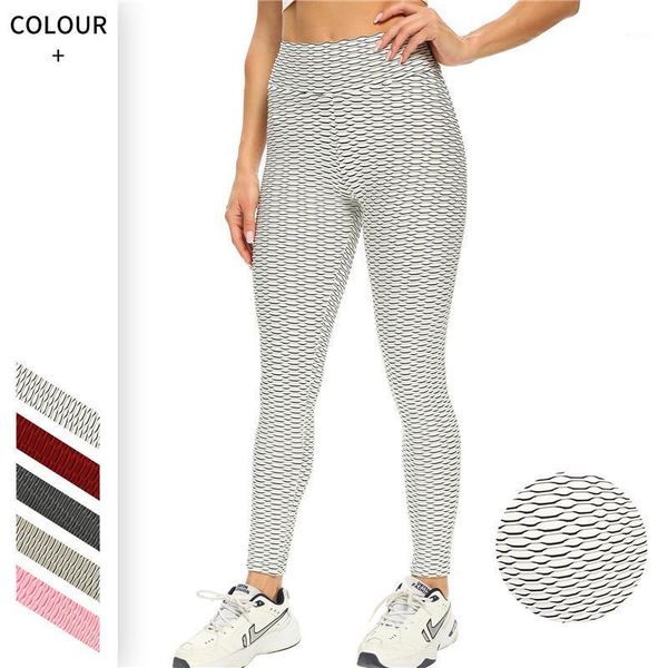 

yoga outfit female women summer energy training running sportswear gym fitness leggings tracksuit jacquard ribbed tight seamless pants