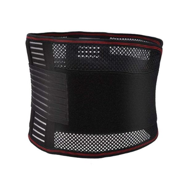 

belt support steel sports fitness breathable waist, Black;gray