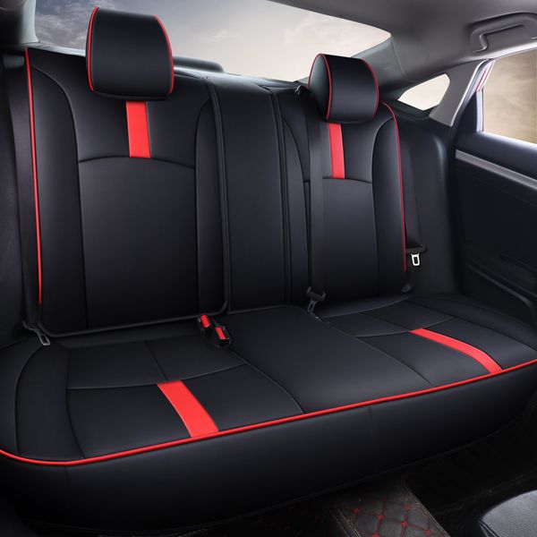 2021 Nuovo stile personalizzato coprisedili per auto per Honda Select Civic sedile auto in pelle di lusso impermeabile antivegetativa proteggere set antiscivolo Inter284G