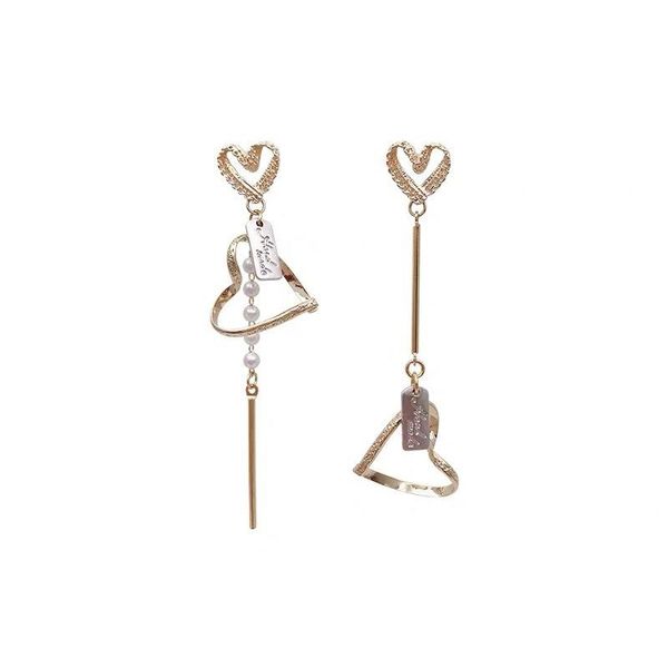 

hoop & huggie 2021 fashion asymmetric sun and moon earrings,, Golden;silver