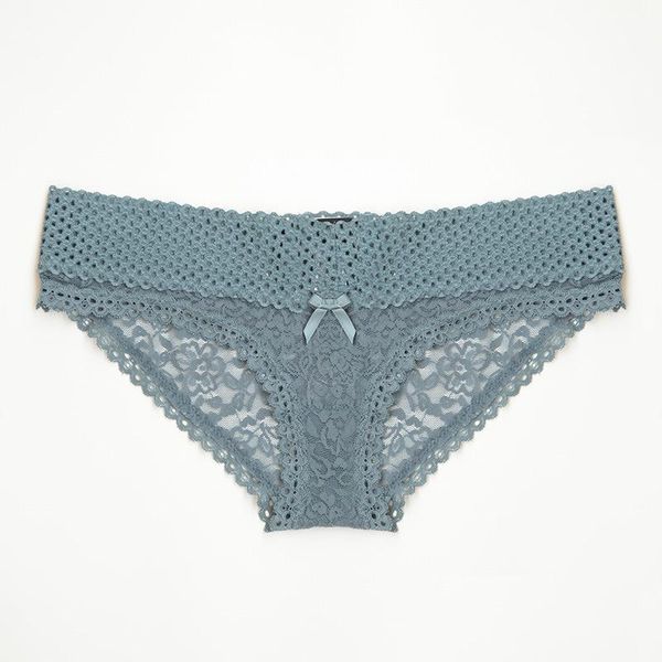 

women's panties the supply full lace underwear lady low-rise breathable briefs, Black;pink