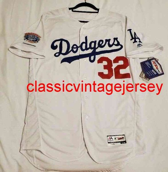 Homens homens crianças Sandy Koufax Flex Base Bedey Borderyer New Baseball Jerseys