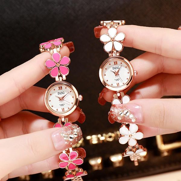 

fashion rhinestone watches women stainless steel bracelet ladies quartz dress clock wristwatches, Slivery;brown