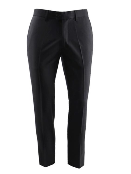 

men's pants nine-quarter casual pencil spring/summer solid color fashion trend slim and versatile capri, Black