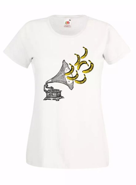 

t-shirt shirt women j2032 grammophon cool design love music chopin art vinyl, White;black