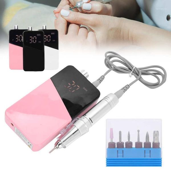 

electric nail drill files portable polisher grinding machine manicure tools1