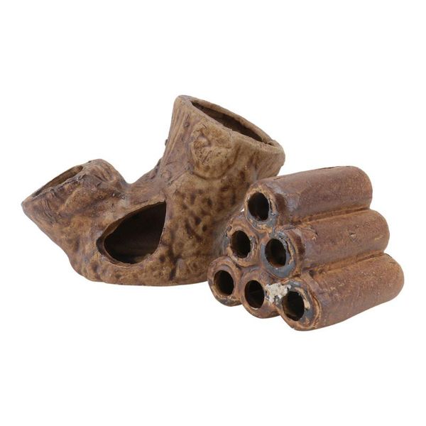 

decorations 2pcs fish escaping hole underwater ornament hiding for aquarium decoration