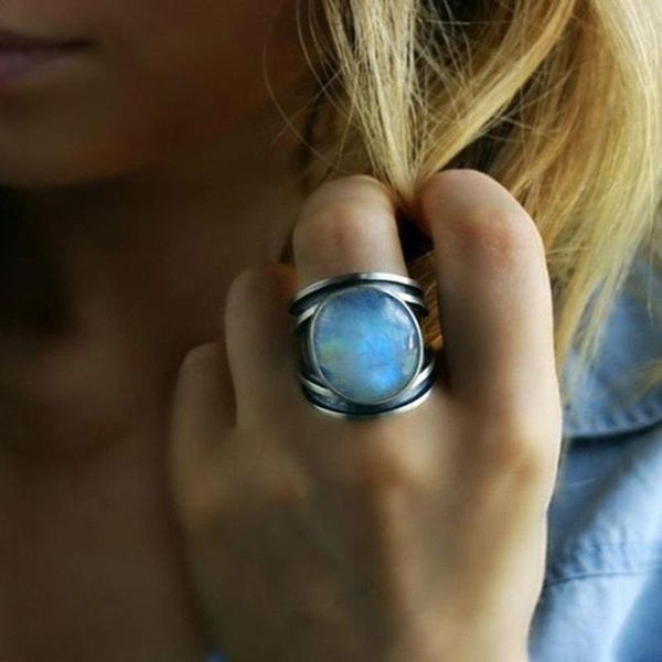

sterling silver ring luminous stone wedding female high jewelry gift cluster rings, Golden;silver