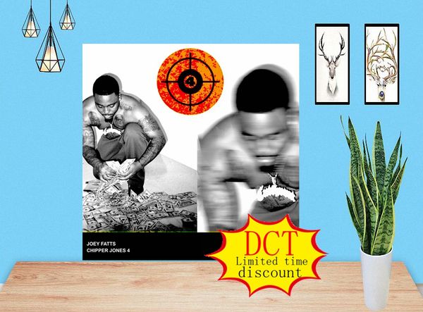 

checc joey fatts feat. vince staples album poster music cover silk art print