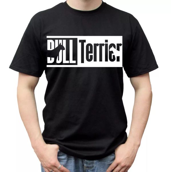 

bull terrier black t shirt dog tee design - mens womens kids sizes, White;black
