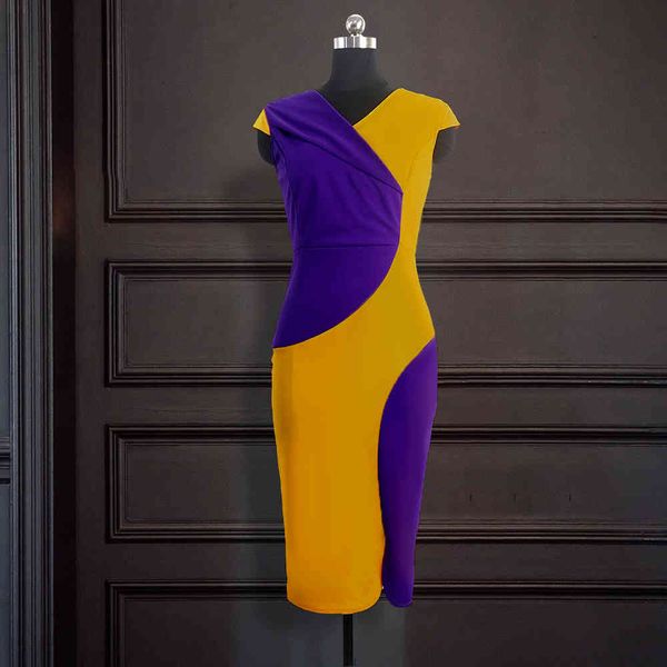 

dressed in girly bodycon, purple yellow women short sleeves slim femme office dress modular big african size summer 5yjg, Black;gray