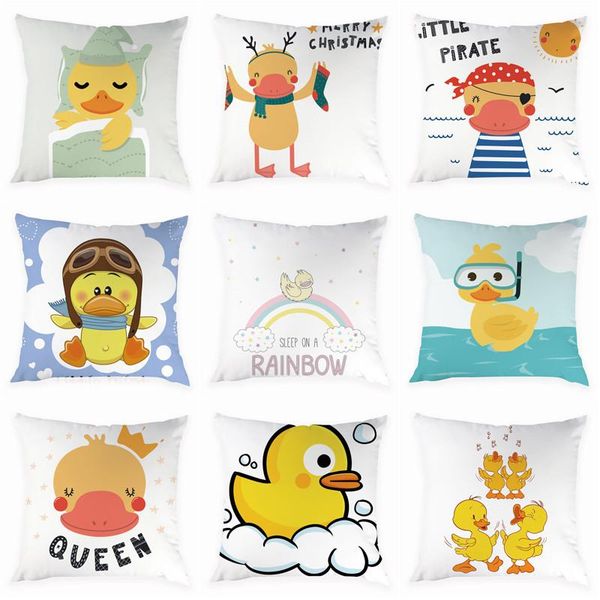 

cushion/decorative pillow cartoon animal cushion cover sofa covers peach skin decorative duck pillowcase home decor 45*45cm