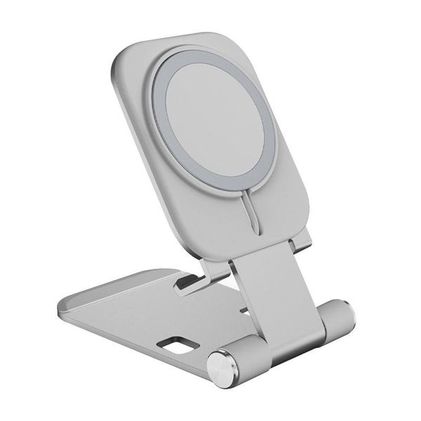 

cell phone mounts & holders charging stand non slip adjustable angle wireless deskaluminum alloy stable hands home office fit for i