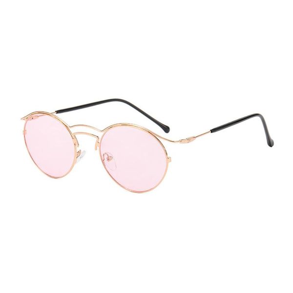 

sunglasses 2021 female vintage style clear ocean lens eyewear fashion round personality sun glasses shades for women, White;black