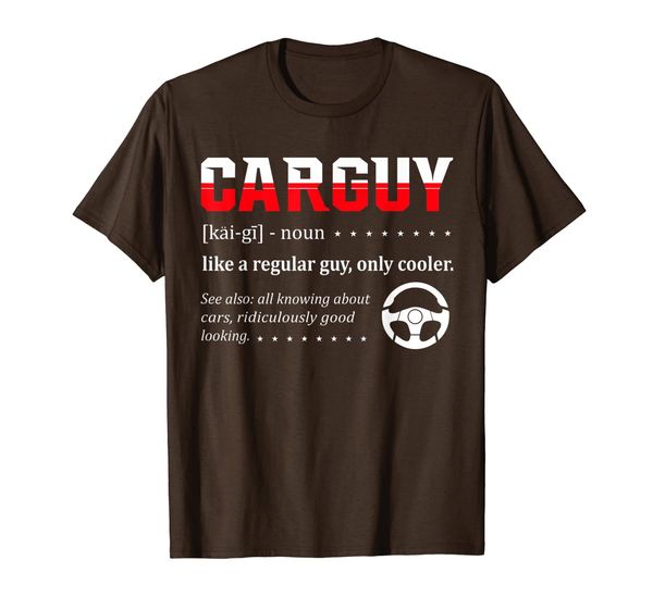 

funny car guy shirt gift car guy definition t-shirt, White;black