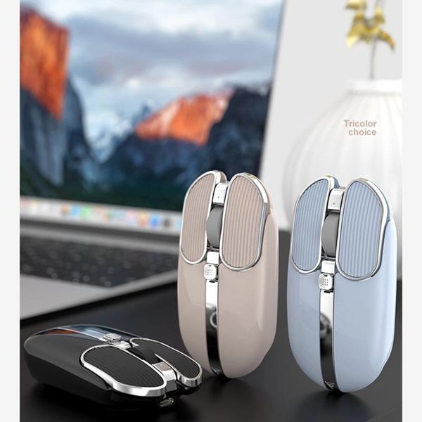 

mice rgb wireless mouse gaming gamer computer silent rechargeable usb mause 4 keys led backlit for pc lapgame