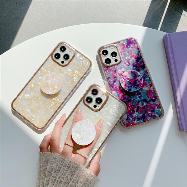 

cell phone pouches flash marble bracket case for 12pro max 11pro xs xr soft silicone cover 11 pro 7 8 plus