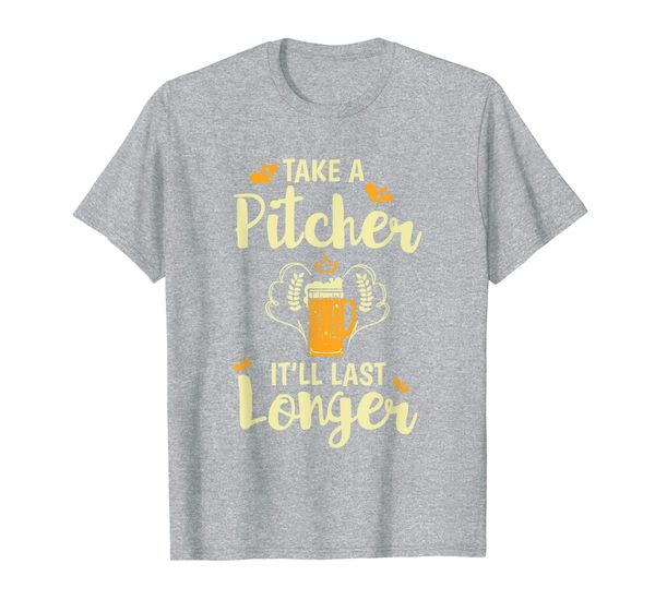 

oktoberfest take a pitcher you've got longer of it t-shirt, White;black