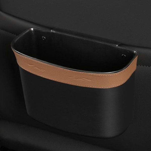 

car organizer door storage box dustbin garbage bin trash can container interior seat