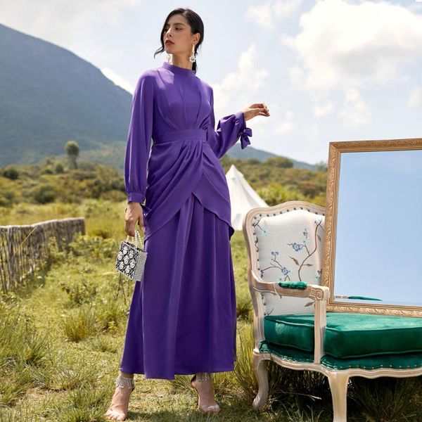 

elegan turtleneck long sleeve purple maxi dress ankle length stretchy bodycon party for women casual dresses, Black;gray