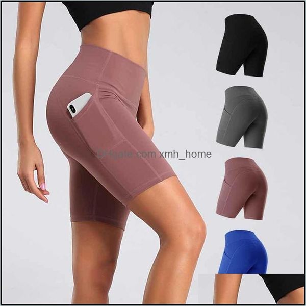 

clothing exercise wear athletic outdoor apparel & outdoorswomen gym shorts high waist lifting push up tight cycling sports leggings + phone, White;black