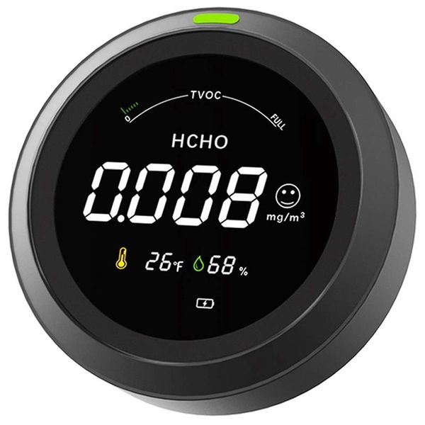 

gas analyzers air quality monitor, detector with formaldehyde (hcho)/tvoc volatile gas/temperature and humidity testing
