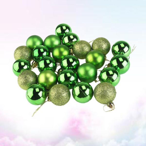 

party decoration 12pcs green christmas ornaments hanging tree for home shop holiday