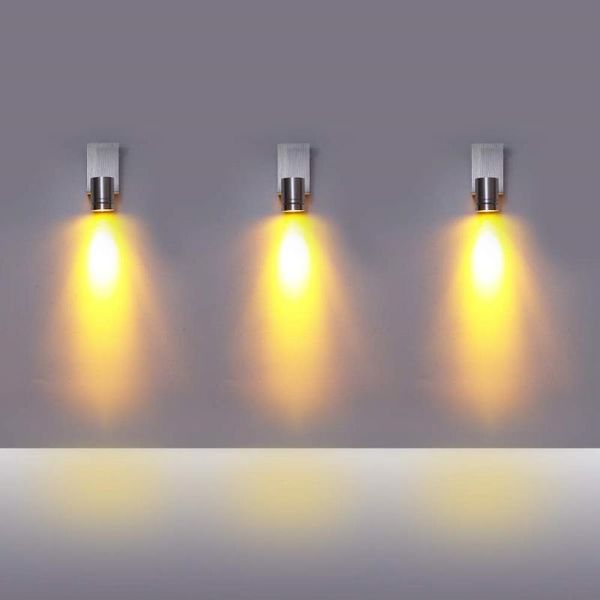 

wall lamp indoor light aluminum 3w led sconces living room bedroom stair corridor bedside decoration modern home decorative