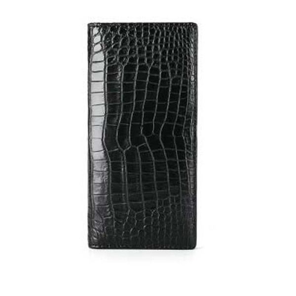 

wallets madun thailand import crocodile men wallet male purse business long more screens double sided, Red;black
