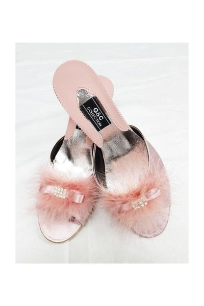 

slippers cubic zirconia goosedown gemstone platform female 215, Black