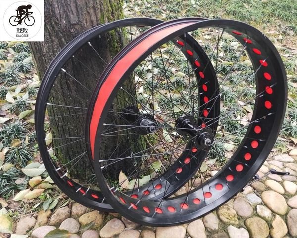 

bike wheels kalosse magmesuim alooy 26er mtb equipment parts 26x4.8 inch tires snow wheel 7/8/9/10 gear cassette